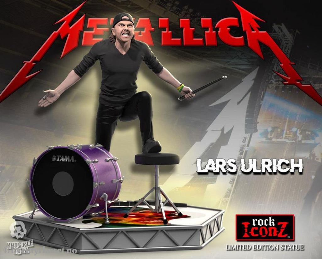 Metallica Rock Iconz Statue Lars Ulrich Limited Edition 22 cm Collectibles