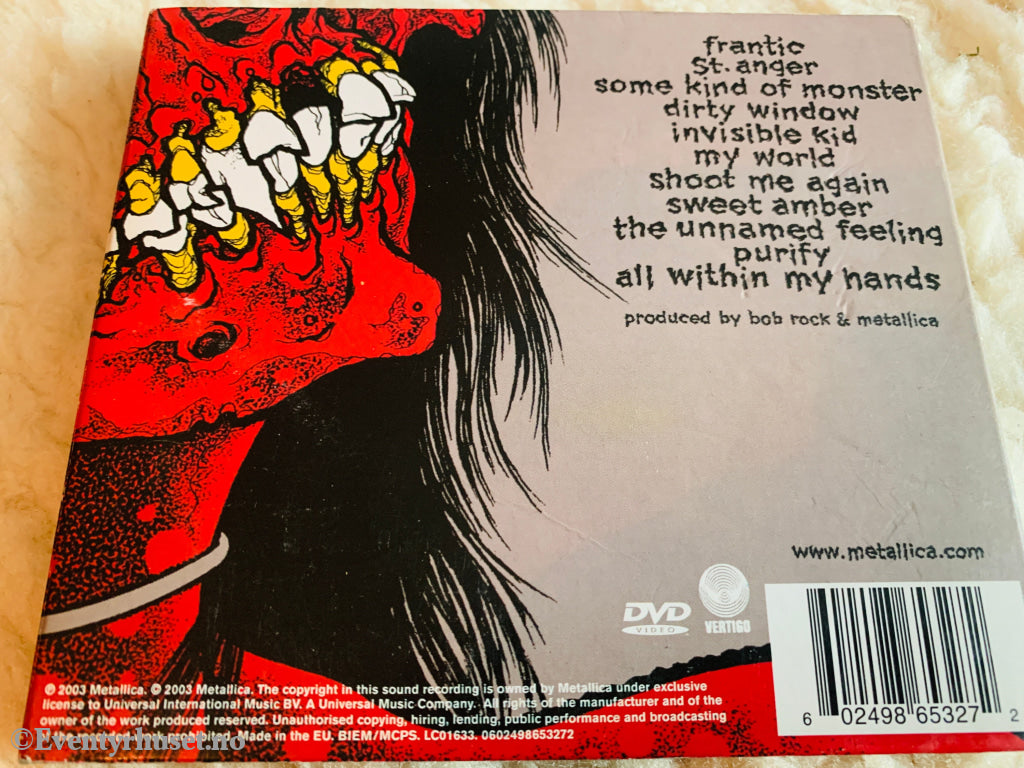 Metallica. St. Anger. 2003. CD.