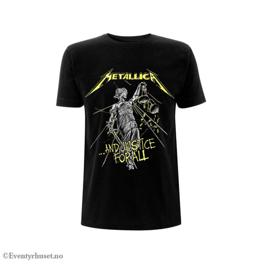 Metallica T-Shirt And Justice For All Tracks Black Size XL Fashion & Accessories