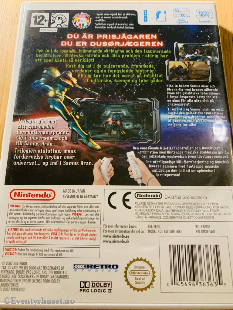 Metroid Prime 3. Nintendo Wii. Wii