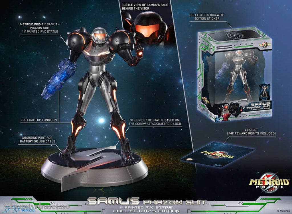 Metroid Prime PVC Statue Samus Phazon Suit Collector´s Edition 28 cm Collectibles