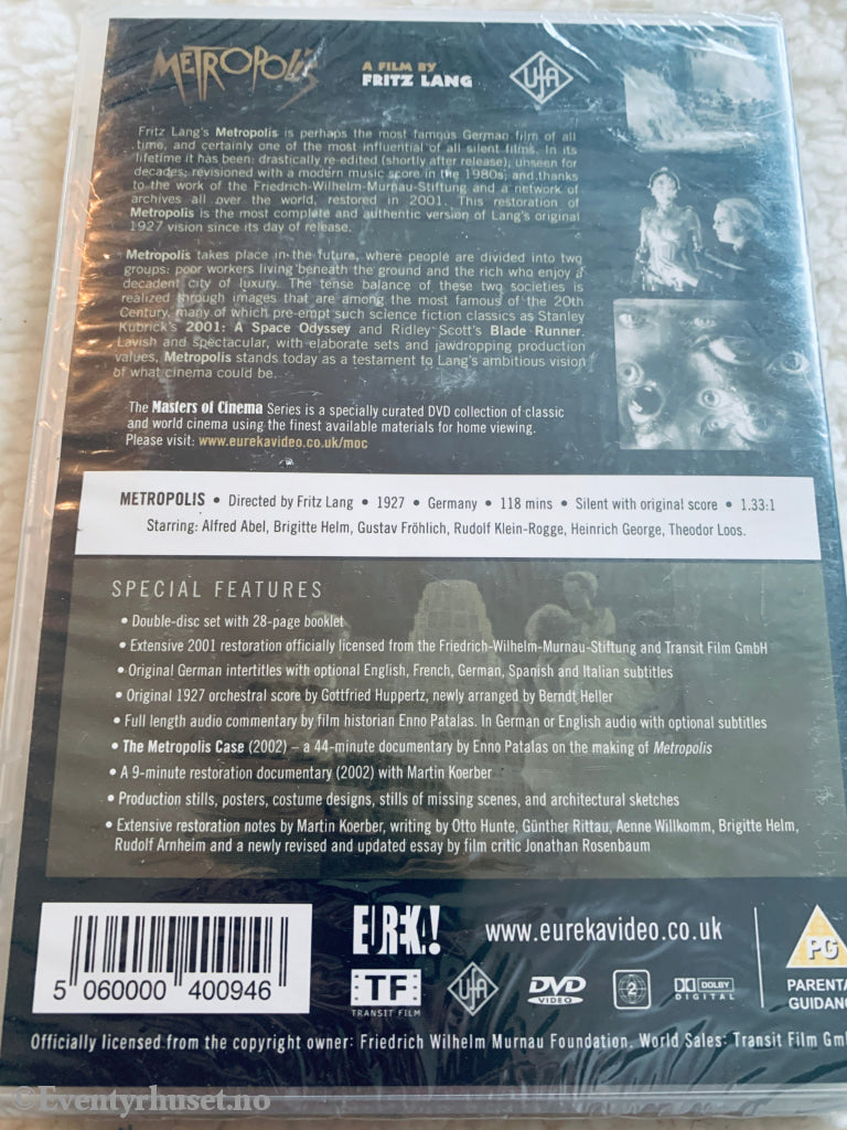 Metropolis. 1927. DVD. Ny i plast!