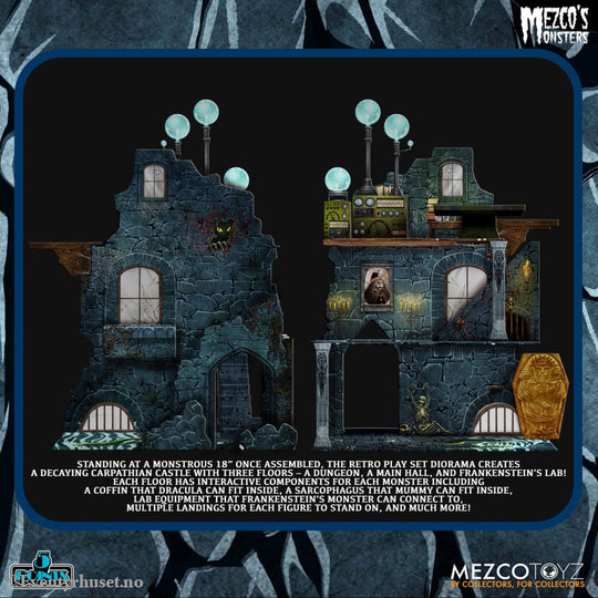 Mezco’s Monsters 5 Points Action Figures Tower of Fear Deluxe Set 9 cm. Mint In Sealed Box (MISB)! Actionfigur