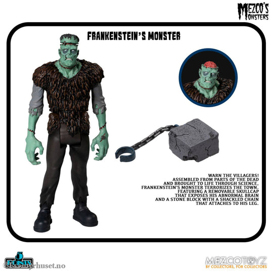 Mezco’s Monsters 5 Points Action Figures Tower of Fear Deluxe Set 9 cm. Mint In Sealed Box (MISB)! Actionfigur