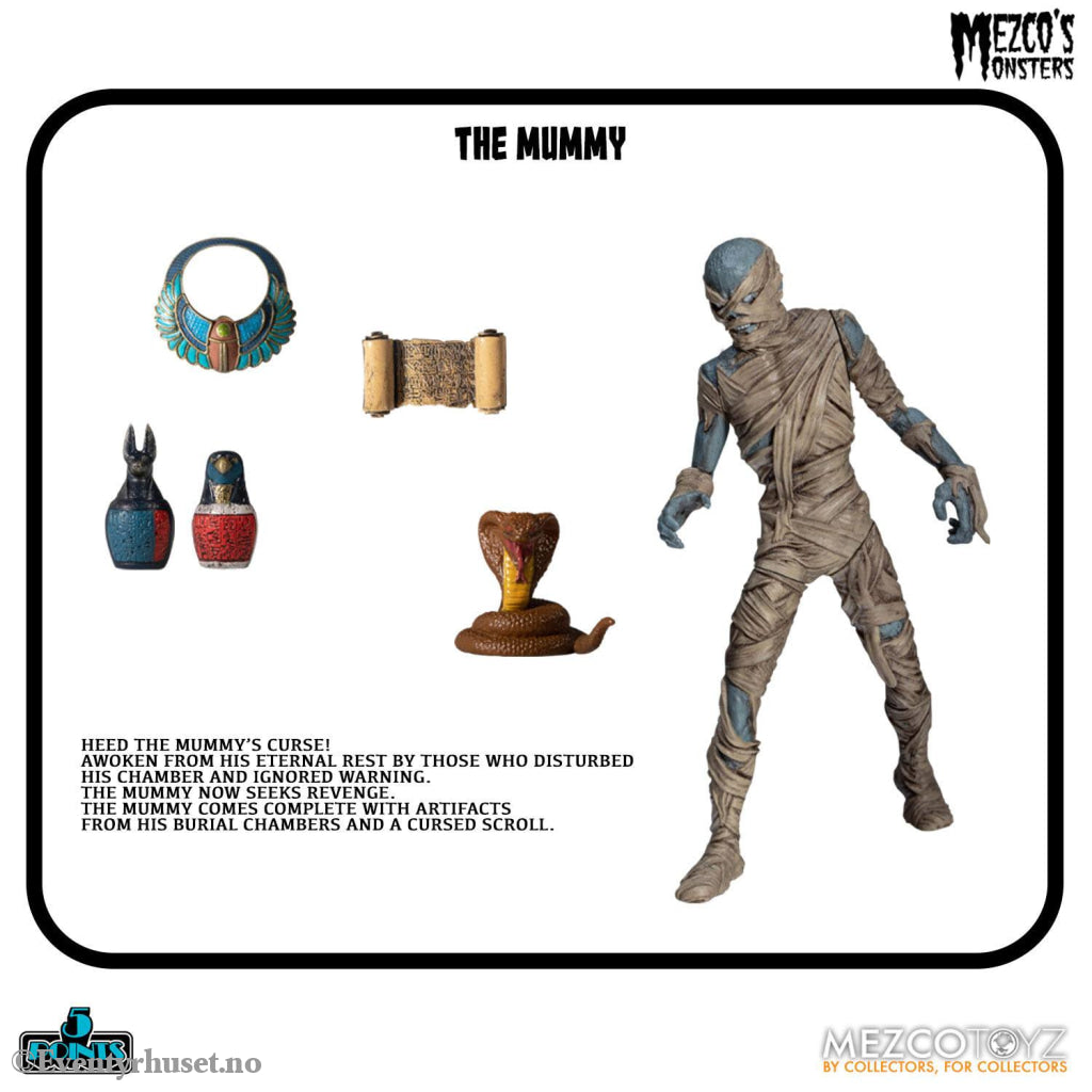 Mezco’s Monsters 5 Points Action Figures Tower of Fear Deluxe Set 9 cm. Mint In Sealed Box (MISB)! Actionfigur