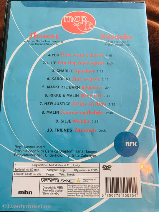 MGP jr. 2005. DVD.