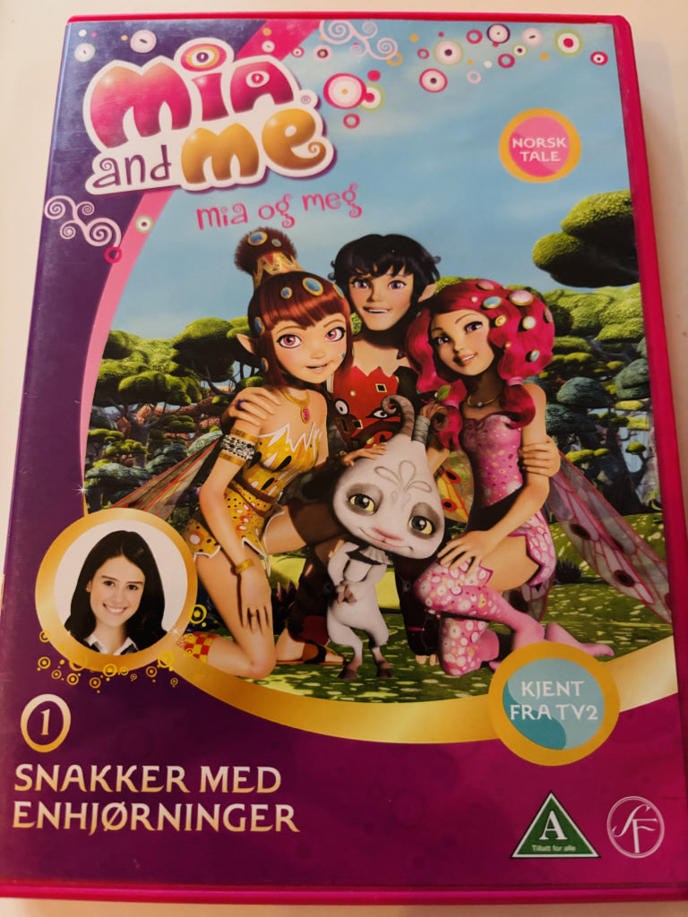 Mia and Me: Snakker med enhjørninger. DVD.