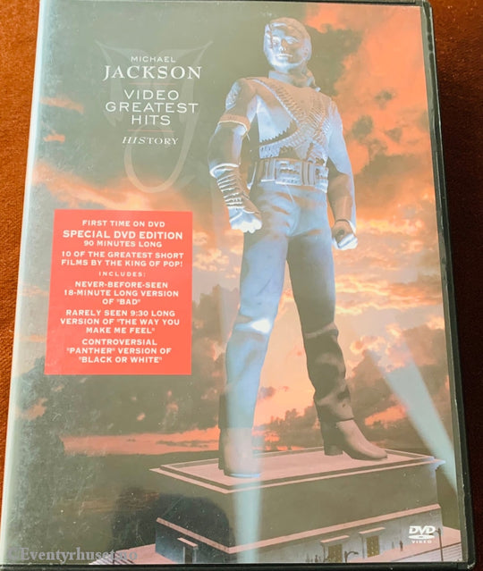 Micahel Jackson Video Greatest Hits - History. 1995/00. Dvd. Dvd