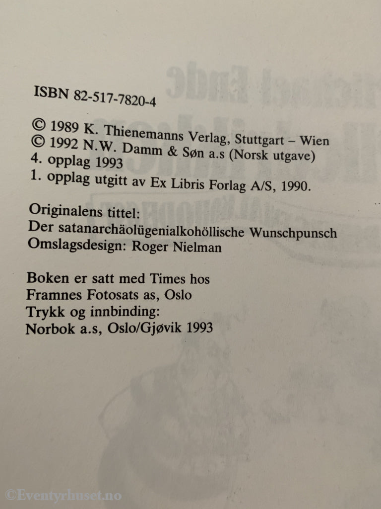 Michael Ende. 1989/93. Trylledrikken. Fortelling