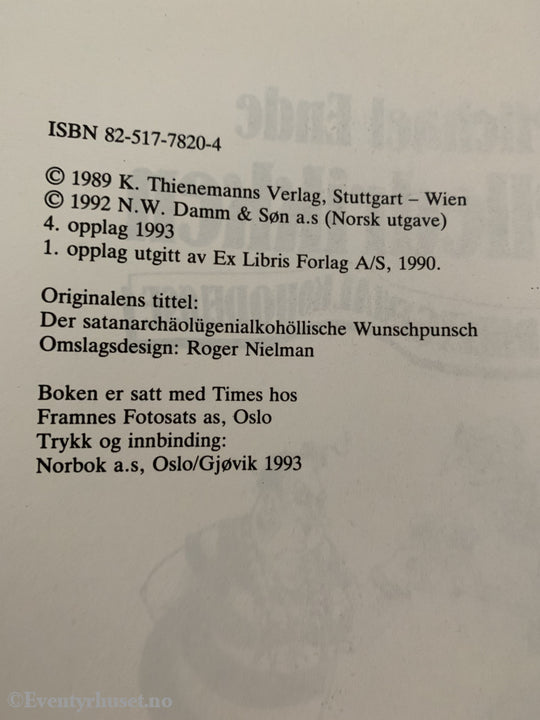 Michael Ende. 1989/93. Trylledrikken. Fortelling