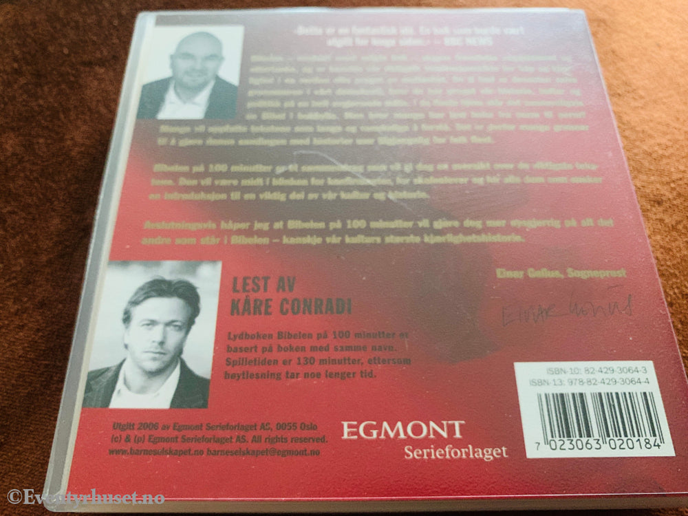Michael Hinton 2005 Bibelen på 100 minutter. Lydbok på CD.