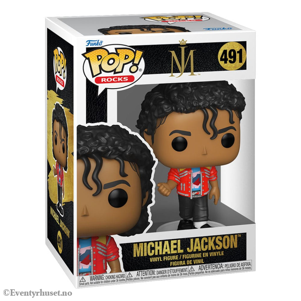 Michael Jackson POP! Rocks Vinyl Figure Beat It 9 cm Collectibles