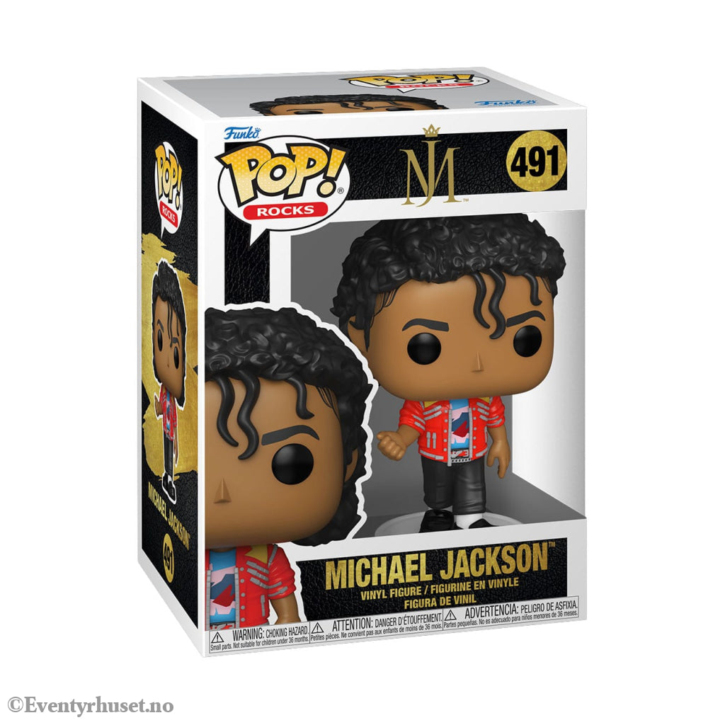 Michael Jackson POP! Rocks Vinyl Figure Beat It 9 cm. Mint In Sealed Box (MISB)! Actionfigur