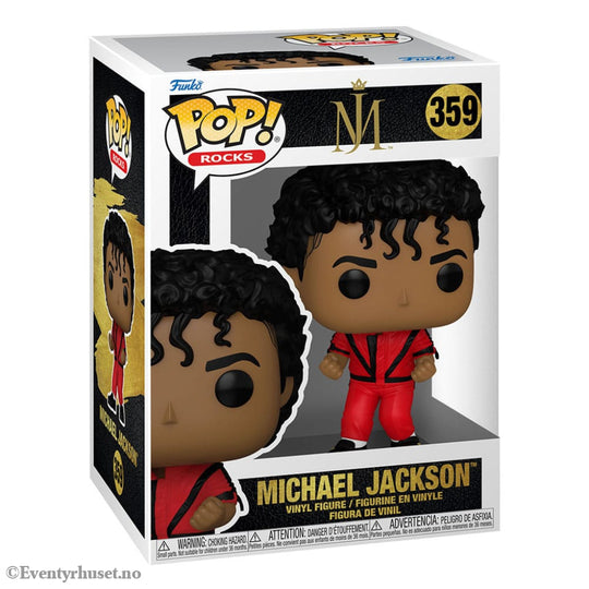Michael Jackson POP! Rocks Vinyl Figure Thriller 9 cm Collectibles