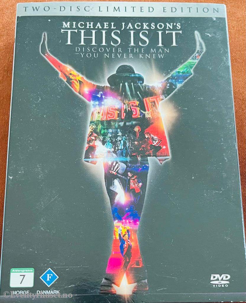 Michael Jackson. This is it. 2009. DVD slipcase. – Eventyrhuset
