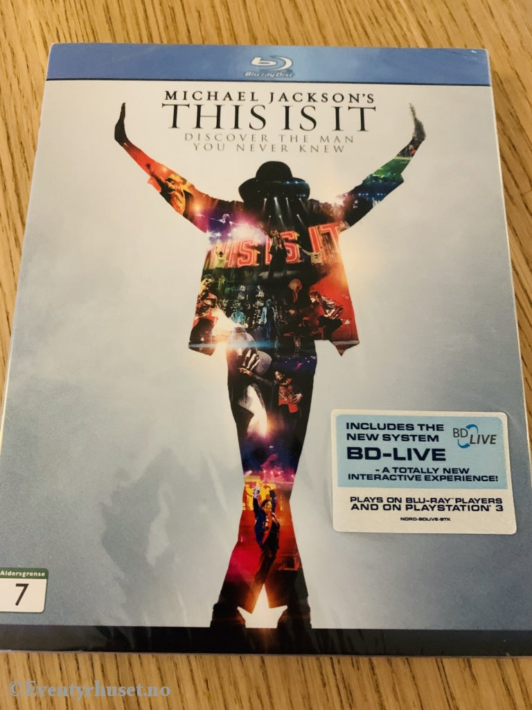 Michael Jacksons This Is It. Blu Ray Ny I Plast! Blu-Ray Disc