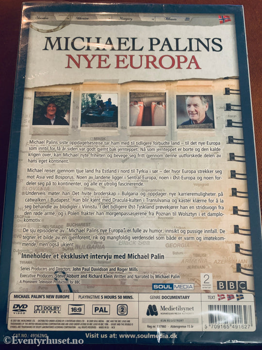 Michael Palins Nye Europa (NRK). DVD samleboks. Ny i plast!