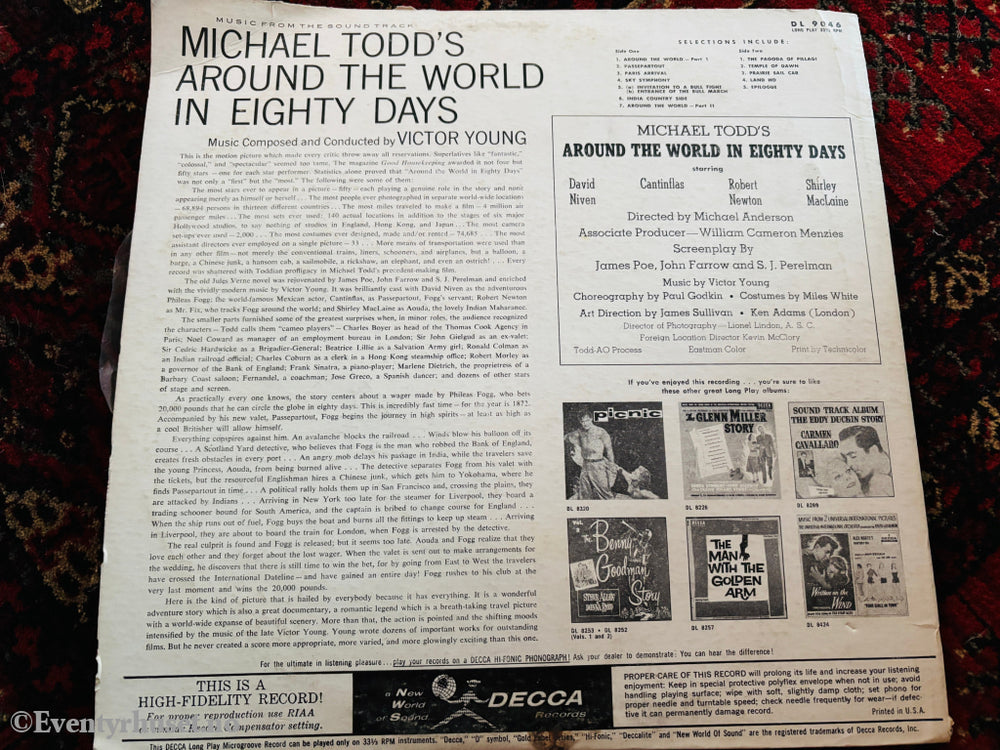 Michael Todd's Around The World In 80 Days. LP.