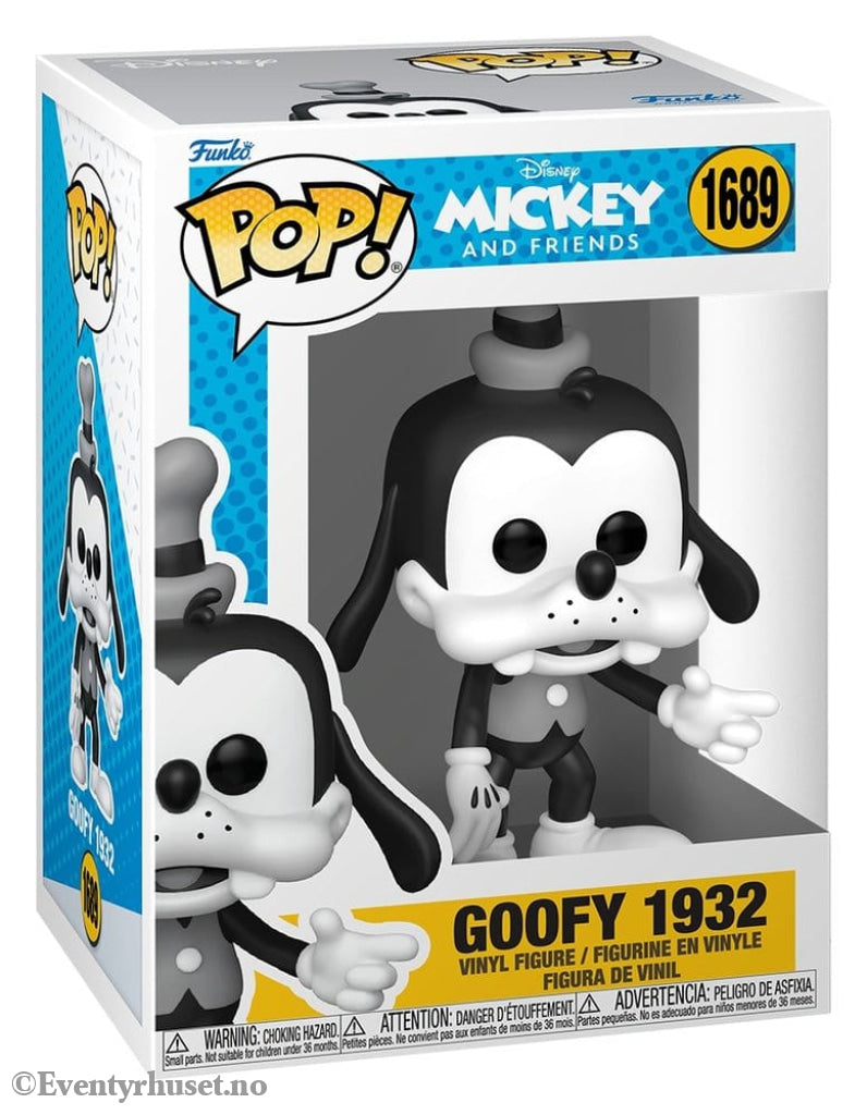 Mickey and Friends POP! Vinyl Figure Goofy 1932 9 cm Collectibles