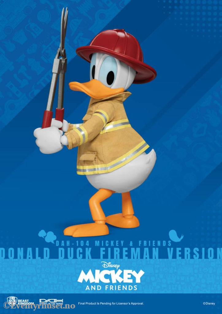 Mickey & Friends Dynamic 8ction Heroes Action Figure 1/9 Donald Duck Fireman Ver. 24 cm Toys