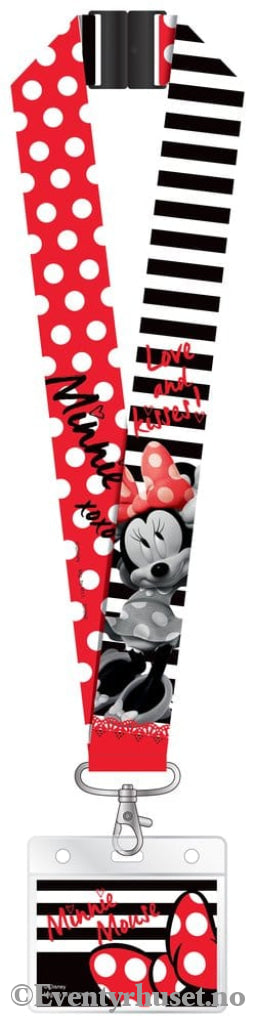 Mickey Mouse Deluxe Lanyard with Card Holder Minnie Fashion & Accessories