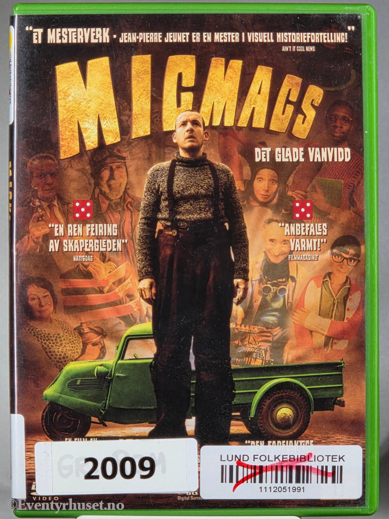 Micmacs – Det glade vanvidd. 2009. DVD. Scanbox / Egmont Film
