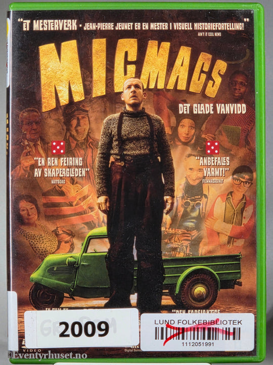 Micmacs – Det glade vanvidd. 2009. DVD. Scanbox / Egmont Film