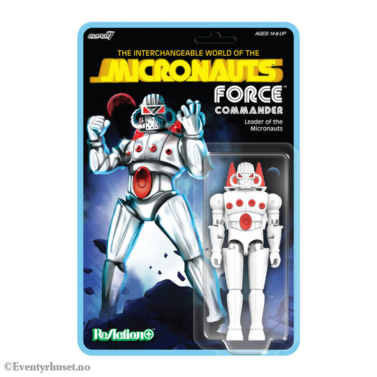 Micronauts ReAction+ Action Figure Force Commander 9 cm. Mint In Sealed Box (MISB)! Actionfigur