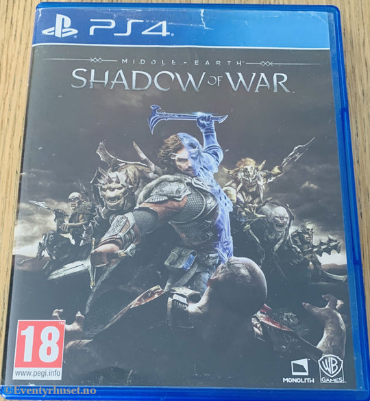 Middle-earth: Shadow of War. PS4.