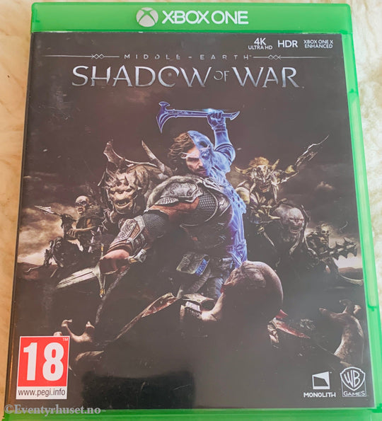 MiddleEarth: Shadow of War. Xbox One.