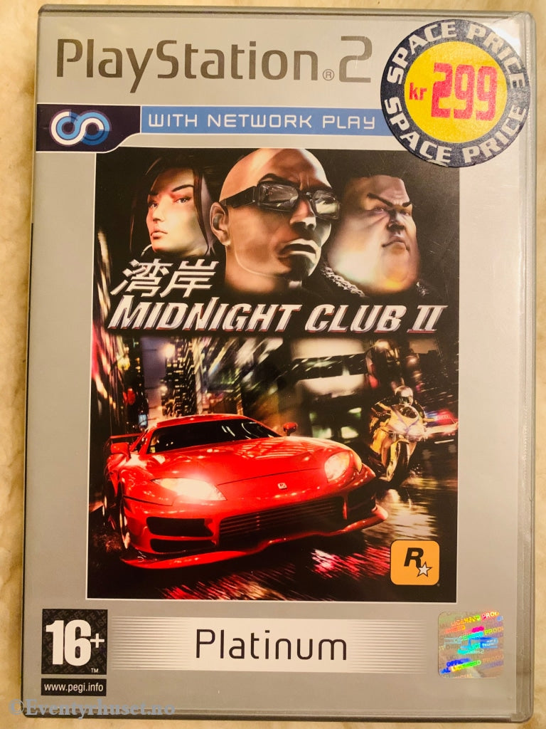 Midnight Club Ii (Platinium). Ps2. Ps2