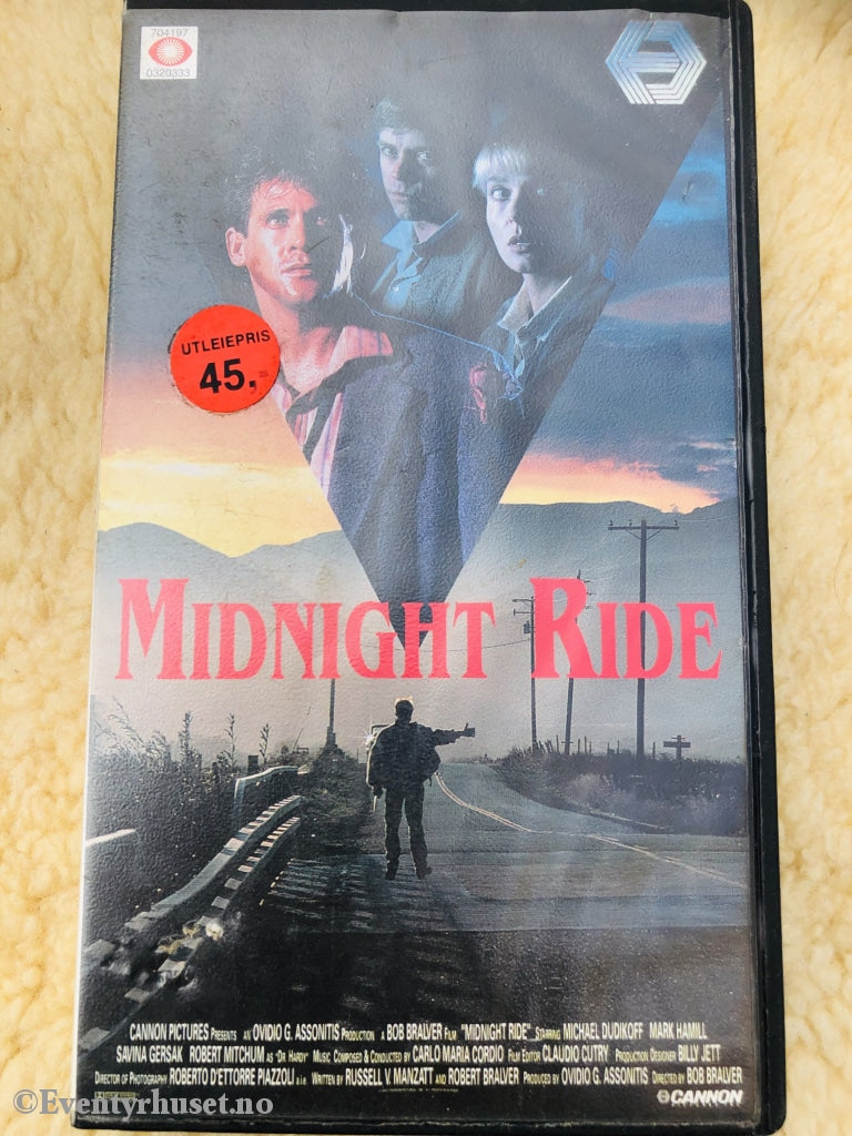 Midnight Ride. 1992. Vhs. Vhs