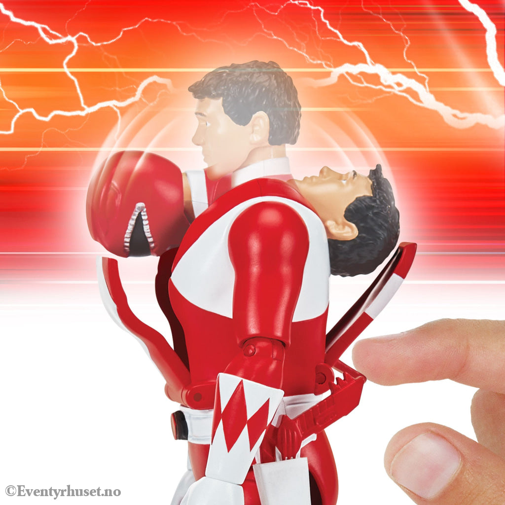 Mighty Morphin Power Rangers Action Figure Auto-Morphin Red Ranger 12 cm Actionfigur