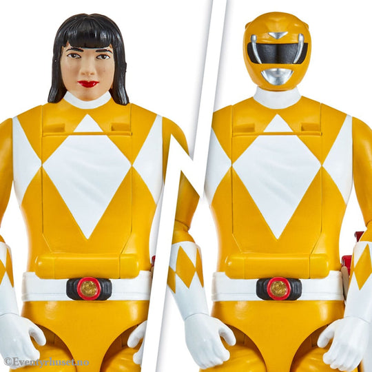 Mighty Morphin Power Rangers Action Figure Auto-Morphin Yellow Ranger 12 cm Actionfigur