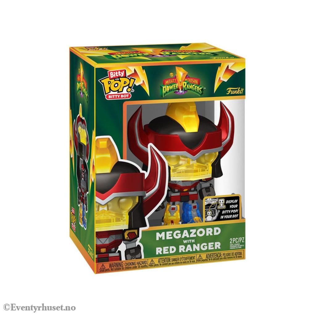 Mighty Morphin Power Rangers Bitty POP! Bots Figure 4-Pack Megazord with Red Ranger2,5 cm Collectibles