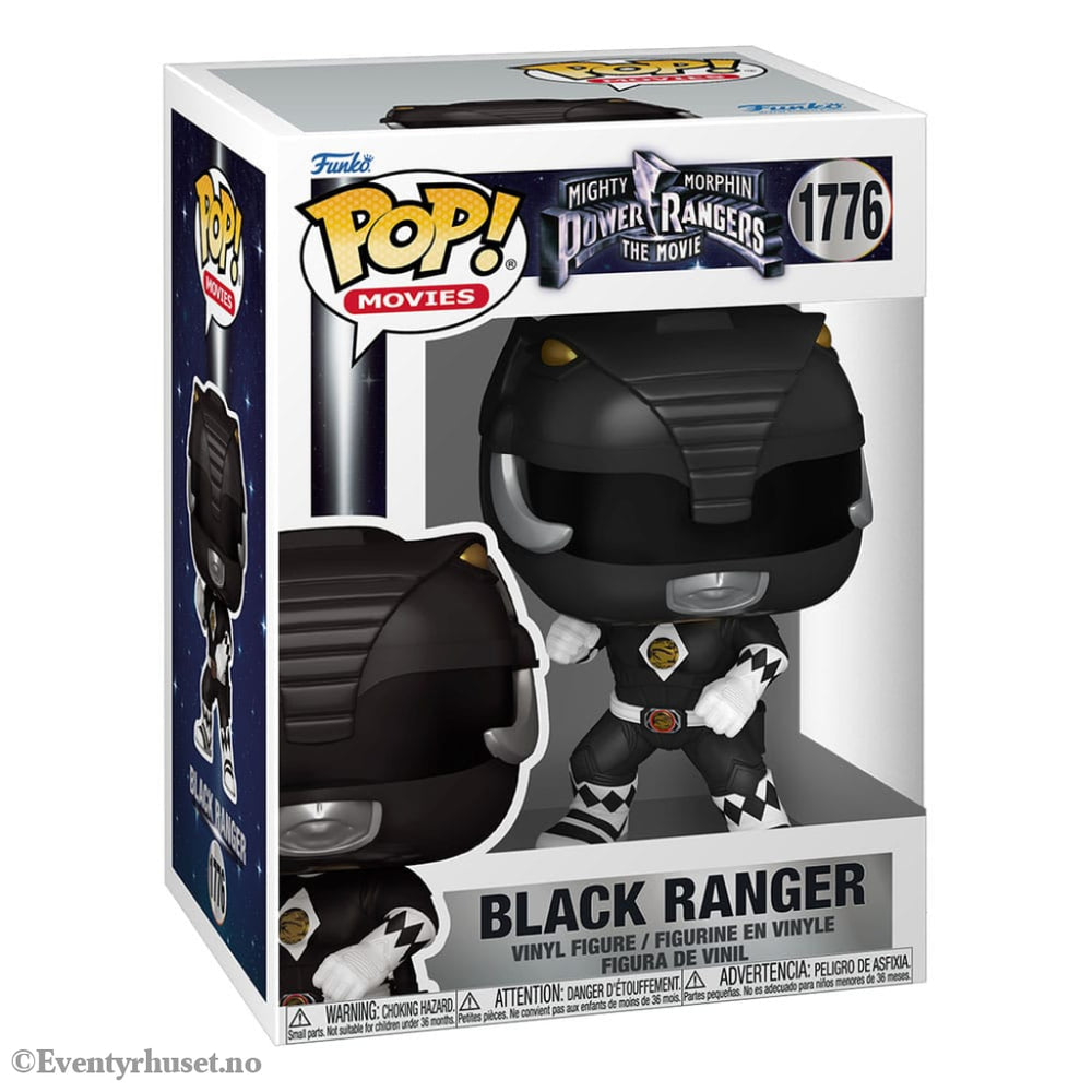 Mighty Morphin Power Rangers: The Movie POP! Movies Vinyl Figures Black Ranger 9 cm Collectibles