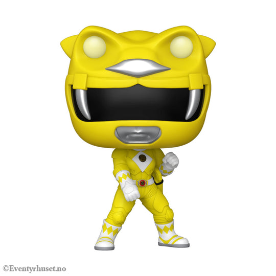 Mighty Morphin Power Rangers: The Movie POP! Movies Vinyl Figures Yellow Ranger (GITD) 9 cm. Mint In Sealed Box (MISB)!