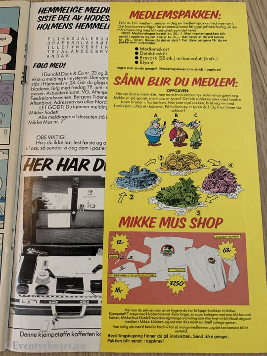 Mikke Mus. 06/1981. Tegneserieblad