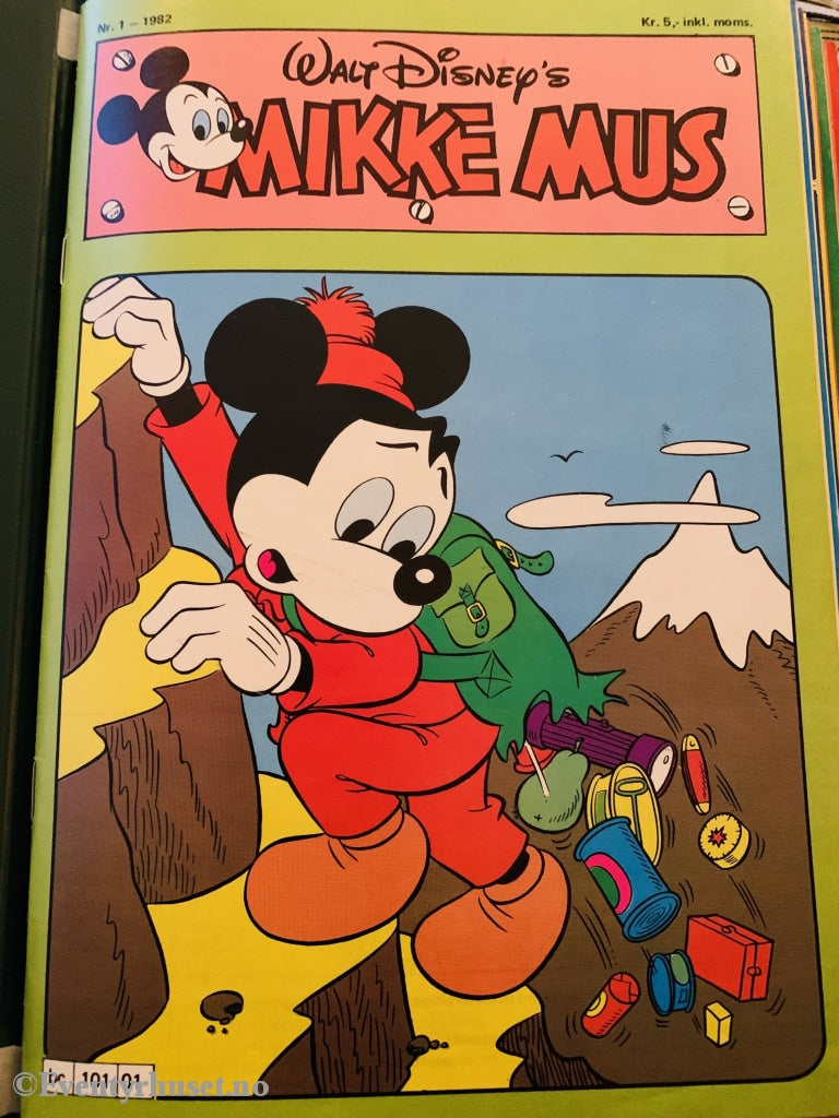 Mikke Mus. 1982/01. Tegneserieblad