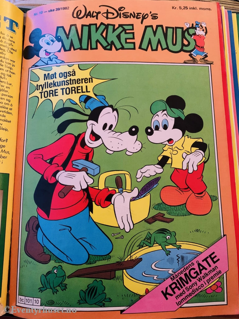 Mikke Mus. 1982/10. Tegneserieblad