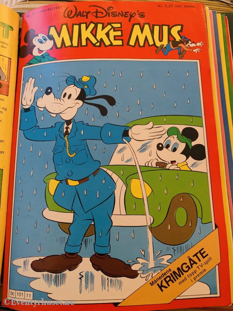 Mikke Mus. 1982/11. Tegneserieblad