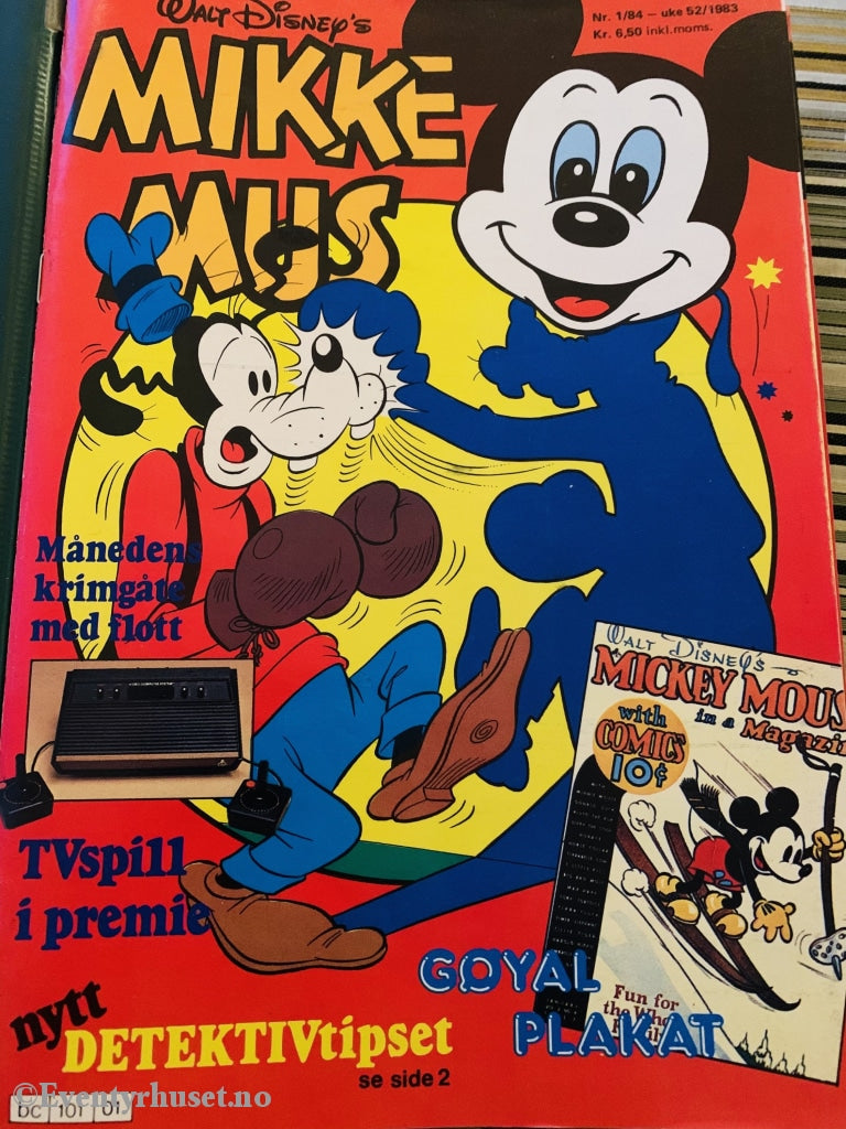 Mikke Mus. 1984/01. Tegneserieblad