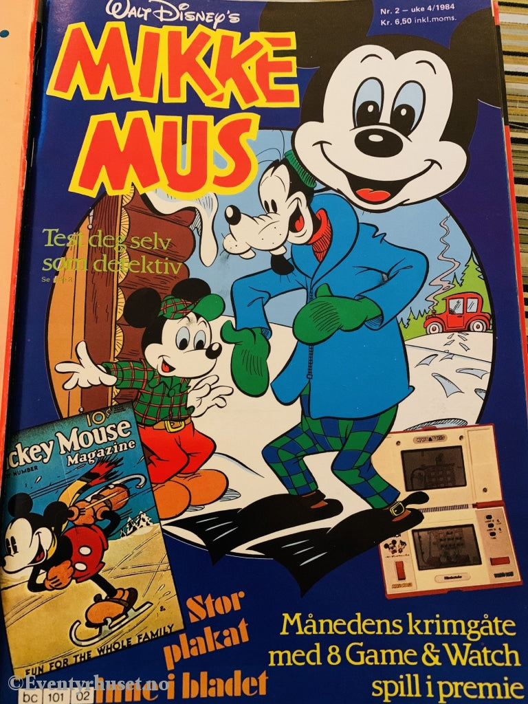 Mikke Mus. 1984/02. Tegneserieblad