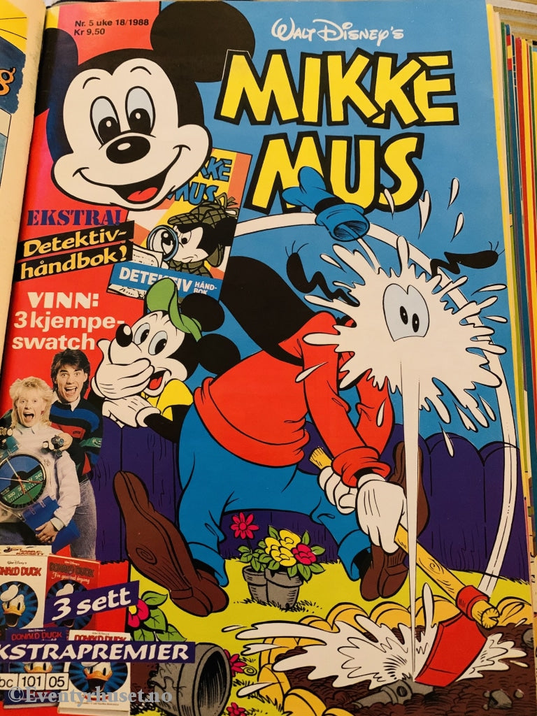 Mikke Mus. 1988/05. Tegneserieblad