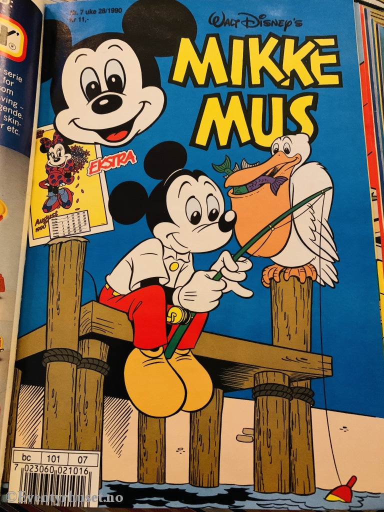 Mikke Mus. 1990/07. Tegneserieblad