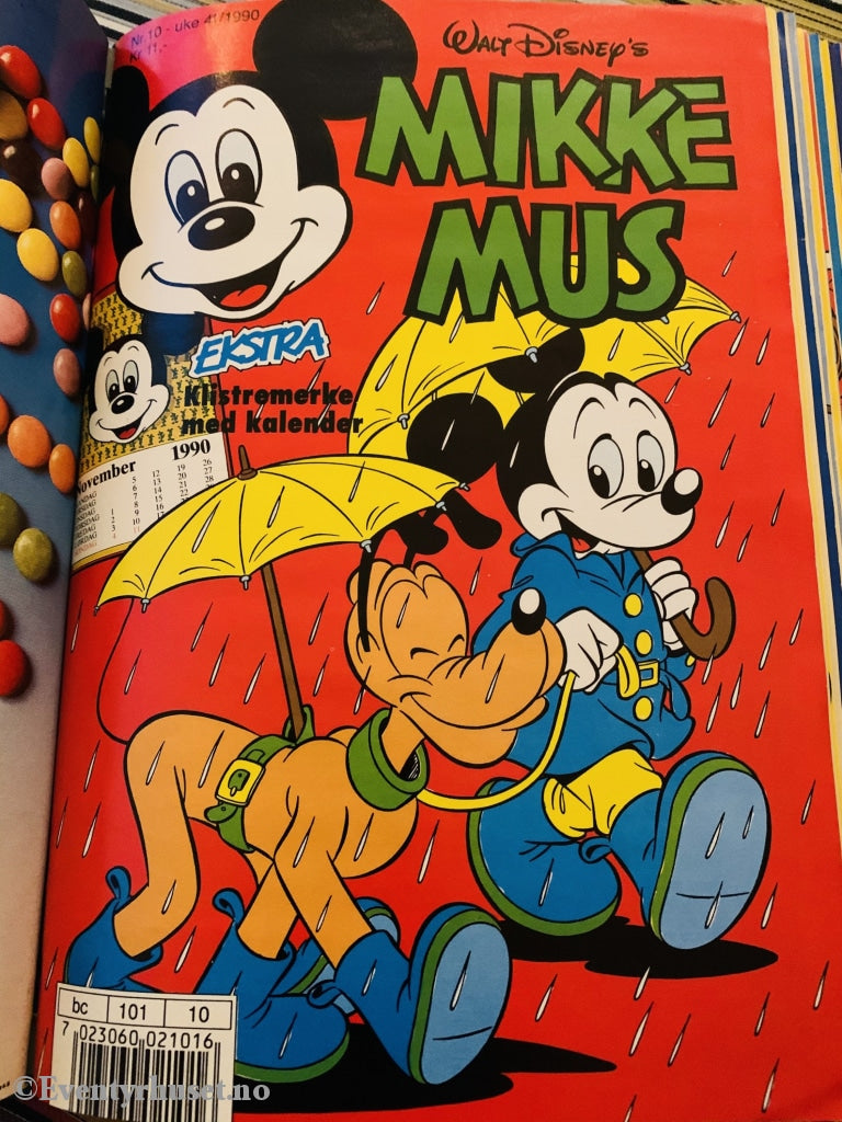 Mikke Mus. 1990/10. Tegneserieblad