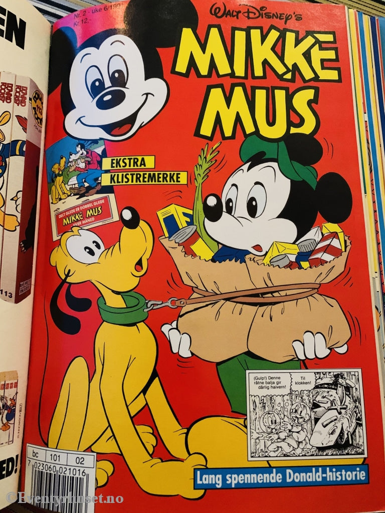 Mikke Mus. 1991/02. Tegneserieblad