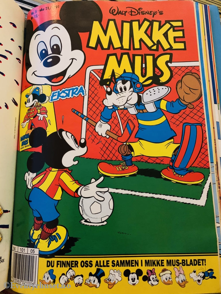 Mikke Mus. 1991/05. Tegneserieblad