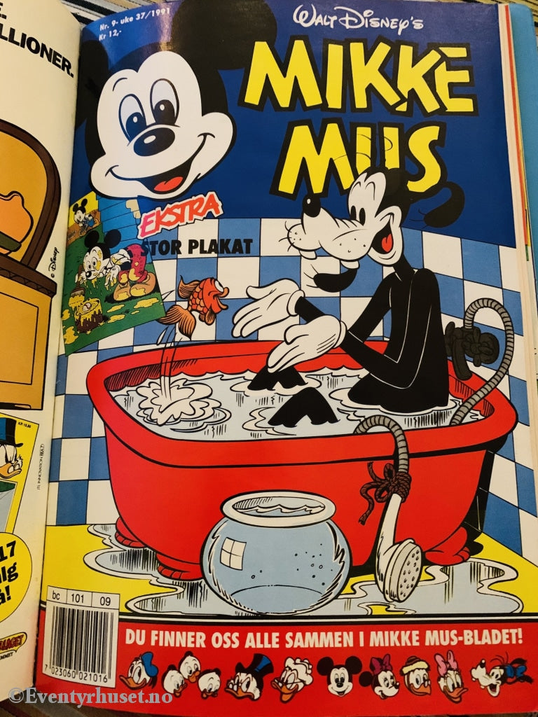 Mikke Mus. 1991/09. Tegneserieblad