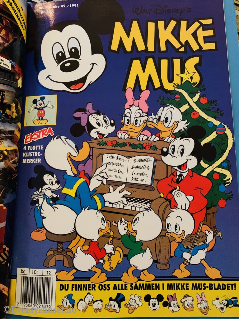 Mikke Mus. 1991/12. Tegneserieblad